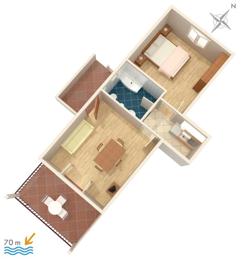 Apartments By The Sea Orebic, Peljesac - 269 Bagian luar foto